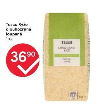 Tesco Rýže dlouhozrnná loupaná