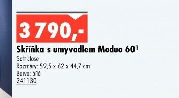 Skříňka s umyvadlem Moduo 60 - UNI HOBBY akcniletaky.com