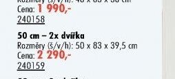 Skříňka s umyvadlem Trance 50 cm - UNI HOBBY akcniletaky.com