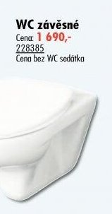 WC závěsné Zeta - UNI HOBBY akcniletaky.com