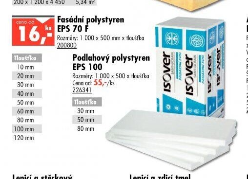 Fasádní polystyren EPS 70 F - UNI HOBBY akcniletaky.com