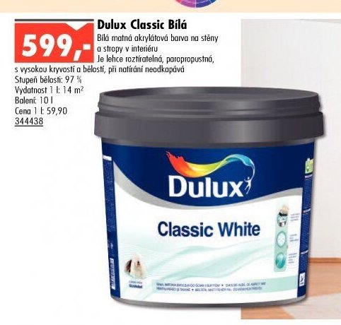 Dulux Classic Bílá - UNI HOBBY akcniletaky.com