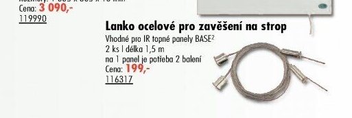Lanko ocelové pro zavěšení na strop - UNI HOBBY akcniletaky.com