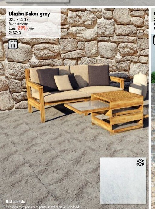 Dlažba Dakar grey - UNI HOBBY akcniletaky.com