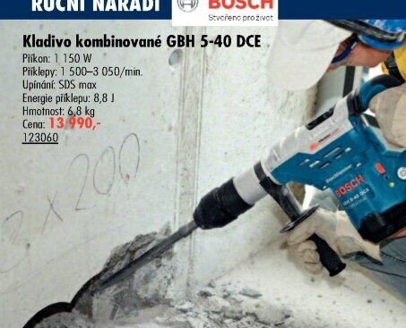 Kladivo kombinované GBH 5-40 DCE - UNI HOBBY akcniletaky.com