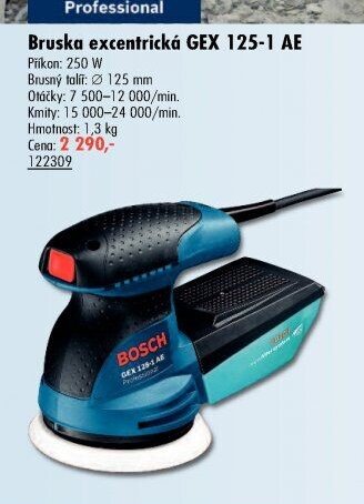 Bruska excentrická GEX 125-1 AE - UNI HOBBY akcniletaky.com