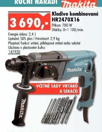 Kladivo kombinované HR2470X16 - UNI HOBBY akcniletaky.com