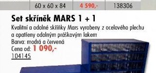 Set skříněk MARS 1 + 1 - UNI HOBBY akcniletaky.com
