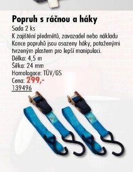 Popruh s ráčnou a háky - UNI HOBBY akcniletaky.com