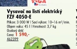 Vysavač na listí elektrický FZF 4050-E - UNI HOBBY akcniletaky.com