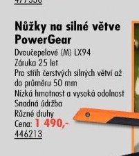 Nůžky na silné větve PowerGear - UNI HOBBY akcniletaky.com