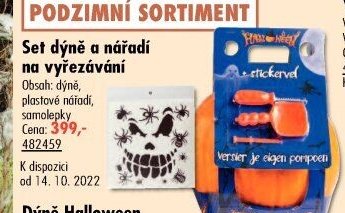 Set dýně a nářadí na vyřezávání - UNI HOBBY akcniletaky.com