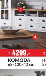 KOMODA 68x130x43 cm