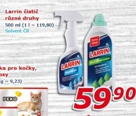 Čističe ve spreji Larrin