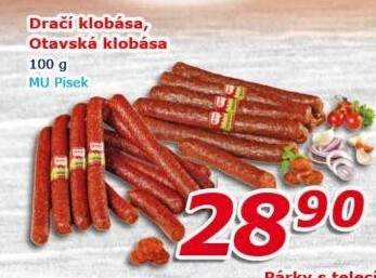 Dračí klobása Maso uzeniny Písek