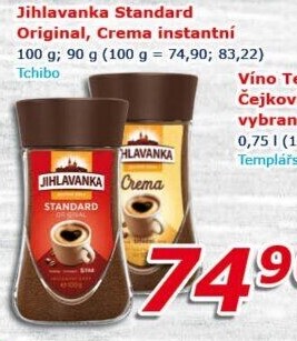Instantní káva Jihlavanka Standard