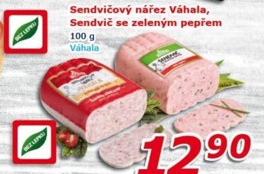 Nářez sendvičový Váhala