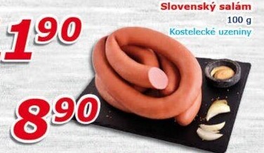 Salám slovenský točený Kostelecké uzeniny