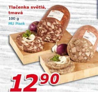 Tlačenka světlá Maso uzeniny Písek