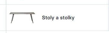 Stoly a stolky