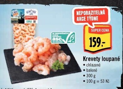 Krevety loupané Albert