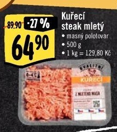Kuřecí steak mletý Albert