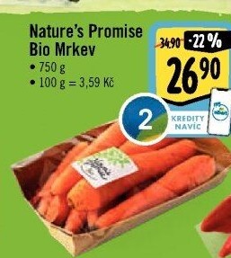 Mrkev bio Nature'