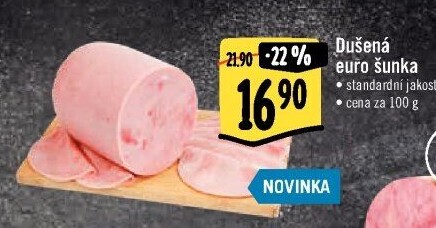 Šunka euro dušená standard