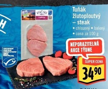 Tuňák žlutoploutvý steak Albert