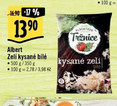 Albert Zelí kysané bílé