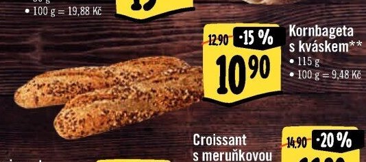 Kornbageta s kváskem