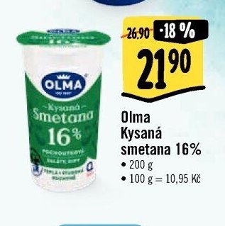 Olma Kysaná smetana 16%