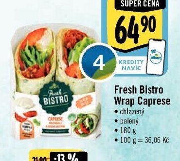Fresh Bistro Wrap Caprese