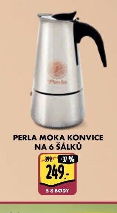 PERLA MOKA KONVICE NA 6 ŠÁLKŮ
