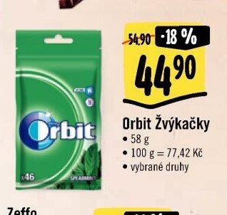 Orbit Žvýkačky