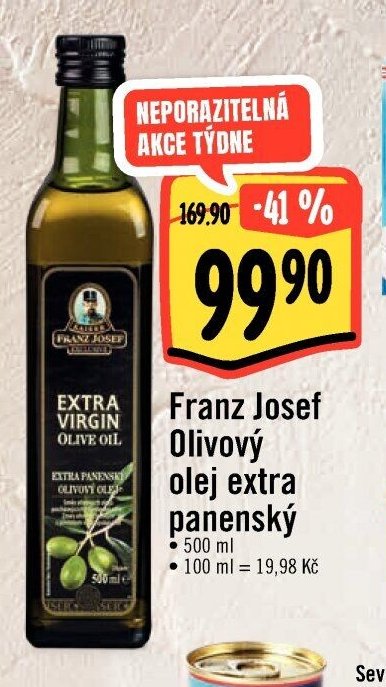 Franz Josef Olivový olej extra panenský