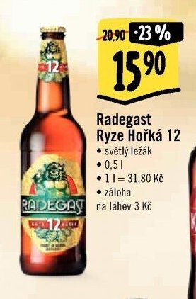 Radegast Ryze Hořká 12