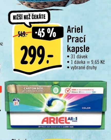 Ariel Prací kapsle