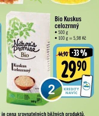 Bio Kuskus celozrnný