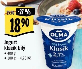 Bílý jogurt Klasik Olma