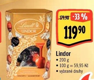 Bonboniéra Pralinky Lindor Lindt