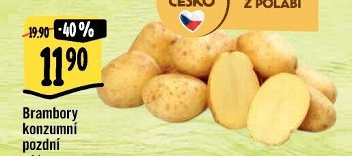 Brambory konzumní pozdní