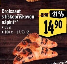 Croissant s náplní