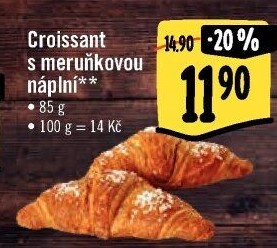 Croissant s náplní