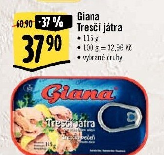 Játra tresčí Giana