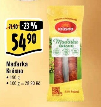 Klobása Maďarka Krásno