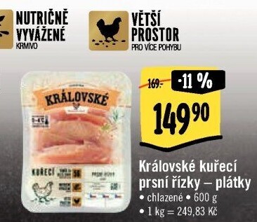 Kuřecí prsní řízky královské Albert