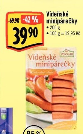 Minipárečky vídeňské Ponnath