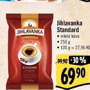 Mletá káva Standard Jihlavanka