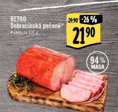 Pečeně debrecínská Albert Retro